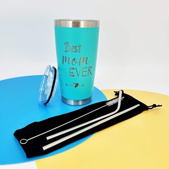 Personalized Best Mom Ever Tumblers, Birthday Mothers Day Christmas Gift for Mom - Picture 10 of 16